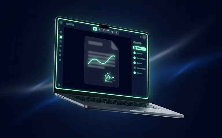 Mockup Ecominero — signature SEPA et registres