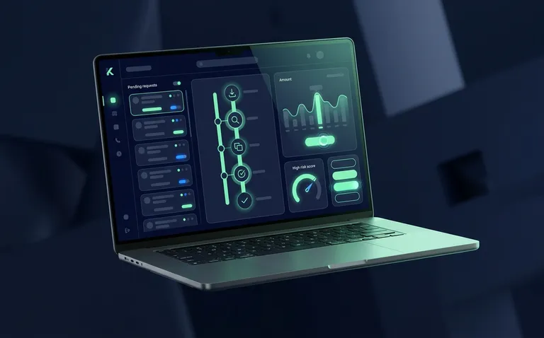 Mockup Kem One — workflow demandes de crédits