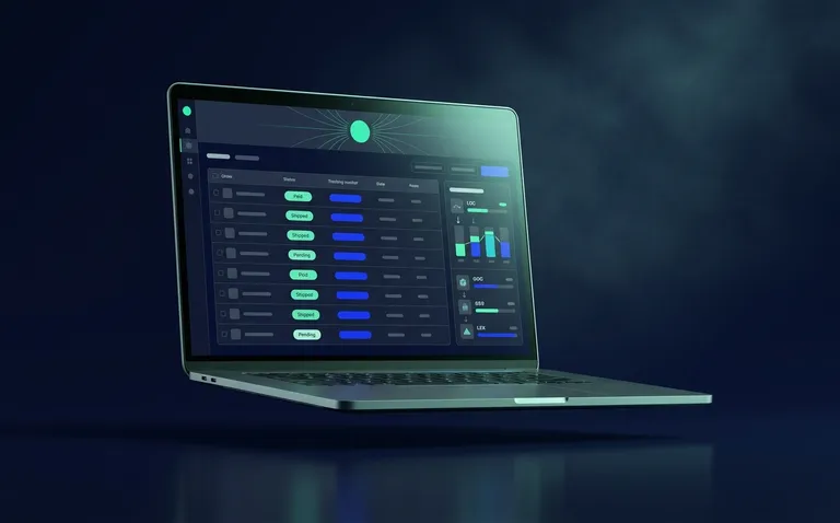 Mockup Probikeshop — dashboard commandes + WMS